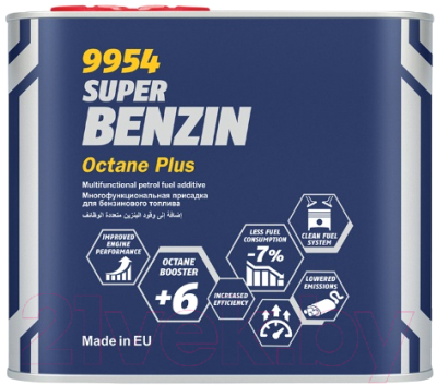 Присадка Mannol Super Benzin Octane Plus / MN9954-045 (450мл)