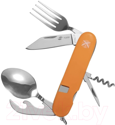 Нож швейцарский STINGER FK-A106P-1 (оранжевый)