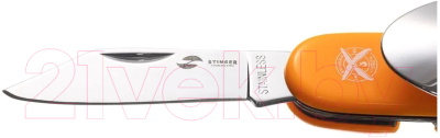 Нож швейцарский STINGER FK-A106PB-1 (оранжевый)