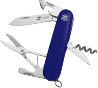 Нож швейцарский STINGER FK-K5020-6P (синий) - 