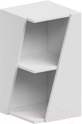 Шкаф для ванной ЗОВ Кито 40 / CK40LWMWML (левый, белый)