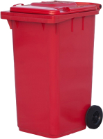 Контейнер для мусора ЭкоПром МКТ-240 / 313.0000.101.001 (красный) - 