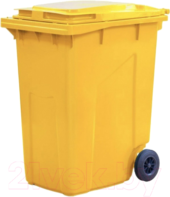 Контейнер для мусора ЭкоПром МКТ-360 / 313.0000.301.002 (желтый)