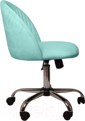 Кресло офисное King Style 123 GTP (велюр Seven 340 бирюзовый/хром)