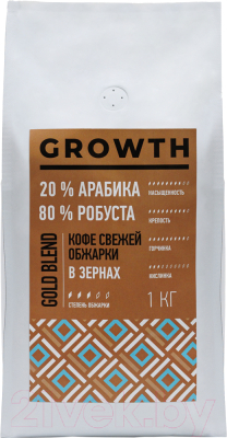 Кофе в зернах Growth Gold Blend (1кг)