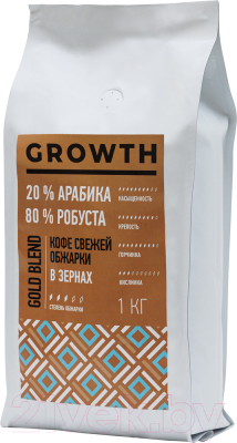 Кофе в зернах Growth Gold Blend (1кг)