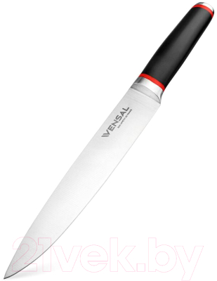 Набор ножей Vensal Solide rouge VS2004 (с разделочной доской)
