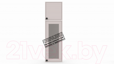 Кухонный гарнитур Интермебель Лион-6 2.1м без столешницы (белый софт/графит софт)