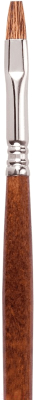 Кисть для рисования Escoda Versatil Brush L/H Синтетика кошачий язык №8 / S3042-8 (темно-коричневый)