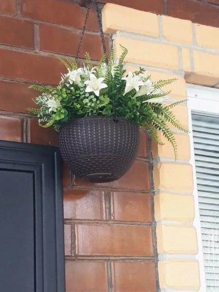 Кашпо BOTANICA Rattan (21x13см, коричневый)