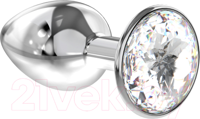 Пробка интимная Lola Games Diamond Clear Sparkle XL / 4028-02Lola (прозрачный)