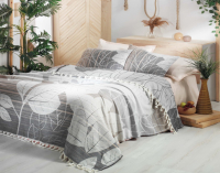 Набор текстиля для спальни Sarev Miley Евро / Y 962 v1/Bej - 