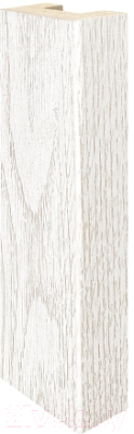 Рейка интерьерная ALBICO 2800x40x22 (дуб белый)
