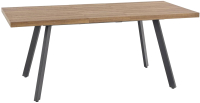 Обеденный стол Halmar Berlin раскладной 160-220x85x76 (орех/черный) - 