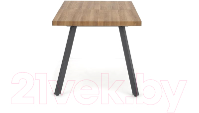 Обеденный стол Halmar Berlin раскладной 160-220x85x76 (орех/черный)
