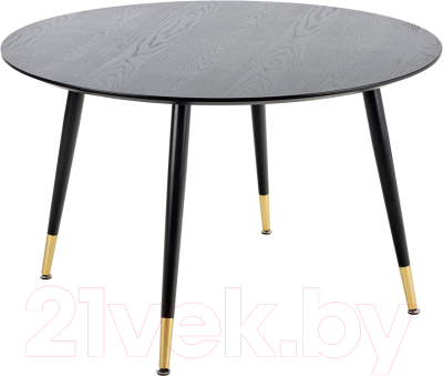 Обеденный стол Halmar Embos 120x75 (черный/золотой)