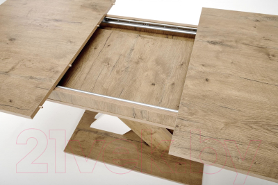 Обеденный стол Halmar Xarelto раскладной 130-175x85x76 (дуб ланцелот/белый)