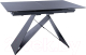Обеденный стол Signal Westin SG раскладной 120-160x80x76 (черный/черный матовый) - 