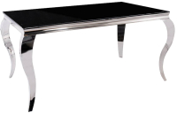 Обеденный стол Signal Prince 180x90x75 (черный/хром) - 