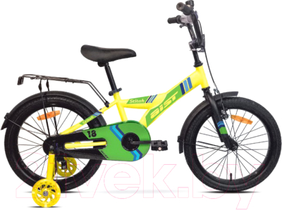 Детский велосипед AIST Stitch 16 2023 (желтый)