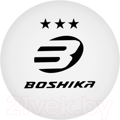 Набор мячей для настольного тенниса Boshika Expert / 9930602 (белый)