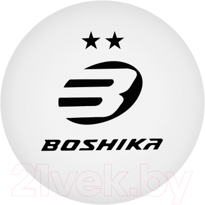 Набор мячей для настольного тенниса Boshika Advanced 2 / 9930601 (белый)