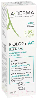 Крем для лица A-Derma Biology AC Hydra Восстанавливающий (40мл)