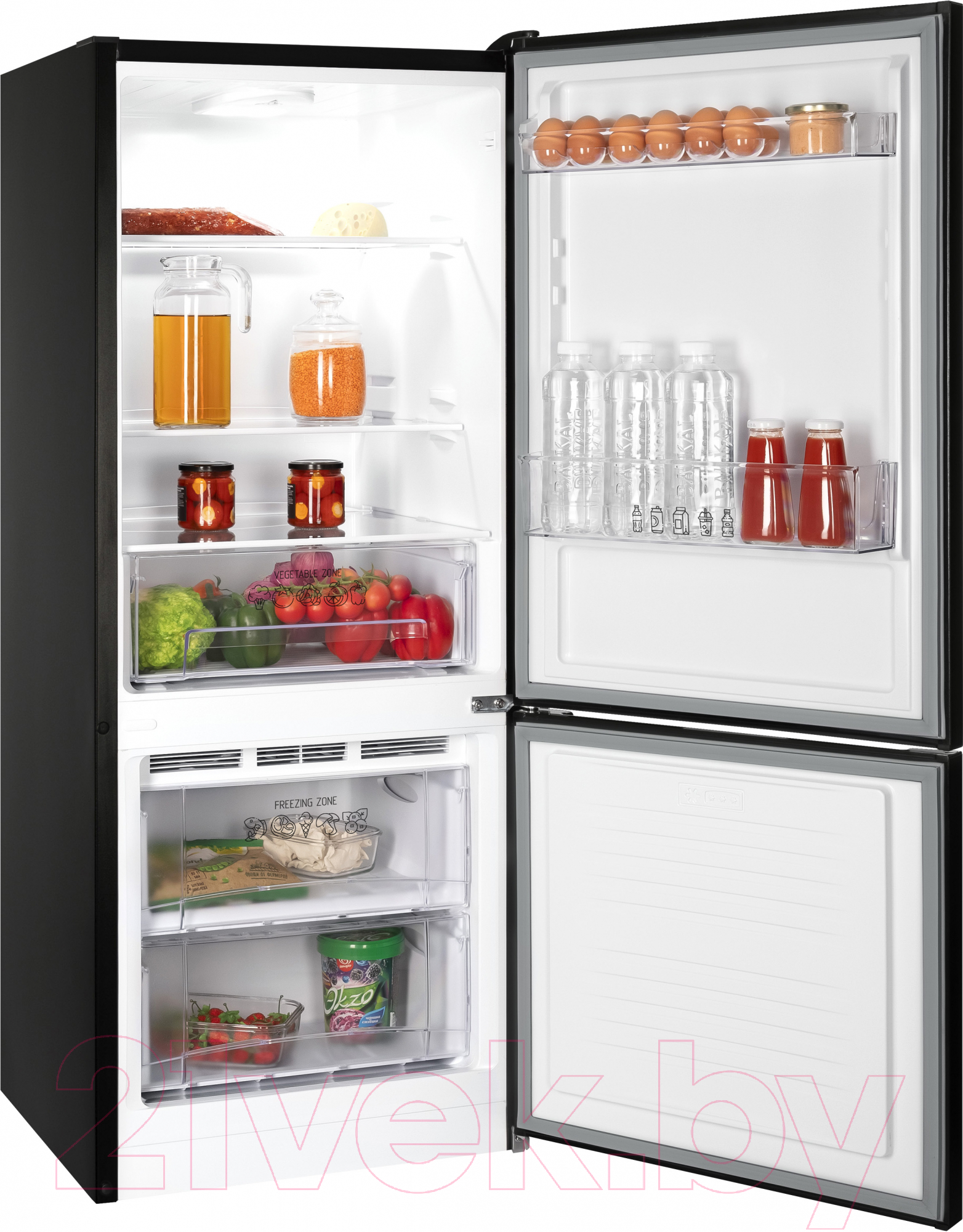 Холодильник с морозильником Nordfrost NRB 121 B