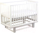 Миниатюра изображения товара Детская кроватка Polini Kids Simple 340 с маятником / 0003147-04 (белый)