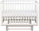 Миниатюра изображения товара Детская кроватка Polini Kids Simple 340 с маятником / 0003147-04 (белый)