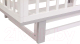 Миниатюра изображения товара Детская кроватка Polini Kids Simple 340 с маятником / 0003147-04 (белый)