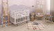 Миниатюра изображения товара Детская кроватка Polini Kids Simple 340 с маятником / 0003147-04 (белый)