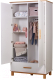 Миниатюра изображения товара Шкаф Polini Kids Simple 3410 с 1 ящиком / 0002724.31 (белый/натуральный)