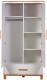 Миниатюра изображения товара Шкаф Polini Kids Simple 3410 с 1 ящиком / 0002724.31 (белый/натуральный)