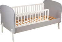 Детская кроватка Polini Kids Mirum 2000 / 0003148-51 (серый/белый) - 