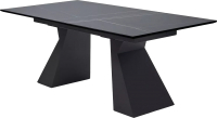 Обеденный стол M-City Богарт 200 / 480M05317 (Titanium Black Pulido/черный) - 