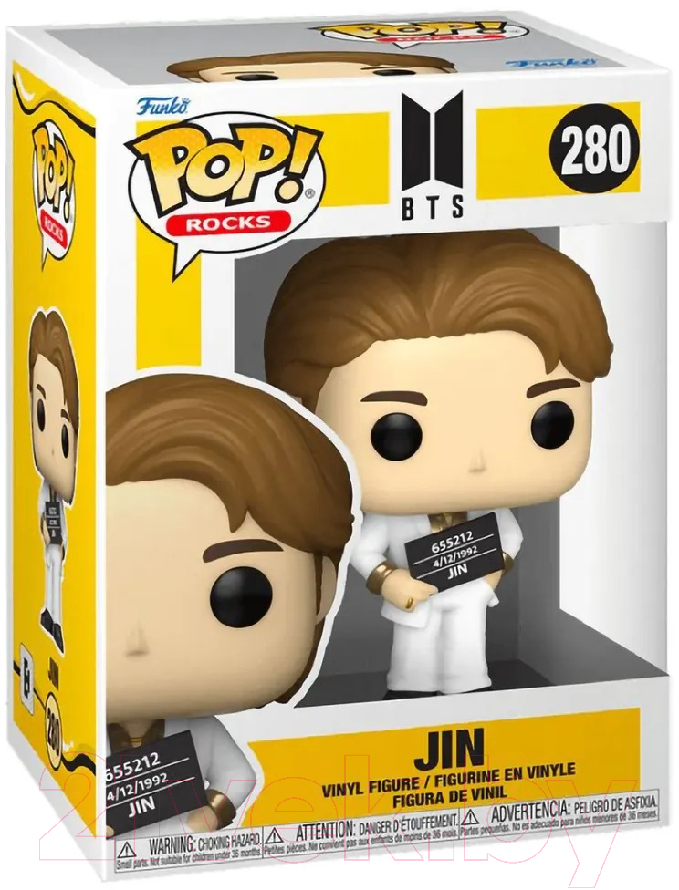 Фигурка коллекционная Funko POP! Rocks. BTS. Jin / 64045