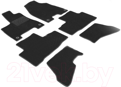 Комплект ковриков для авто Seintex 86317 (черный)