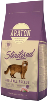 Сухой корм для кошек Araton Cat Sterilization / ART47473 (15кг) - 