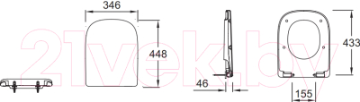 Унитаз подвесной с инсталляцией Jacob Delafon Struktura E5504-NF + E4316-00 + EDE102-00 + E70024-00