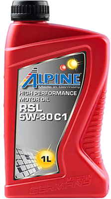 Моторное масло ALPINE RSL C1 5W30 / 0101601 (1л)