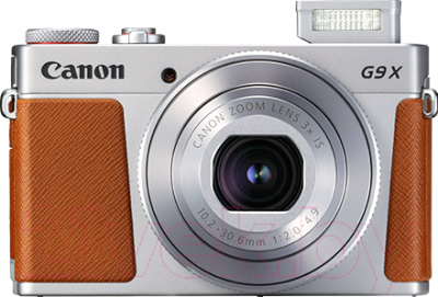 Компактный фотоаппарат Canon Powershot G9 X Mark II / 1718C012AA (серебряный)