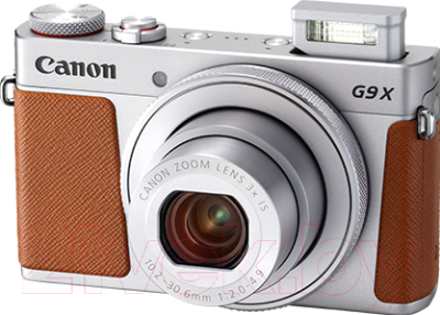 Компактный фотоаппарат Canon Powershot G9 X Mark II / 1718C012AA (серебряный)