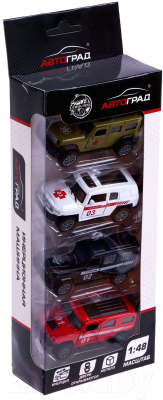 Набор игрушечных автомобилей Автоград Спецслужбы / 6870357
