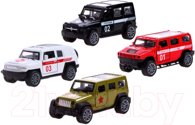 Набор игрушечных автомобилей Автоград Спецслужбы / 6870357