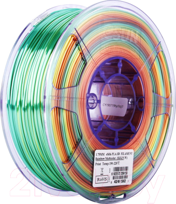 Пластик для 3D-печати eSUN eSilk-PLA / eSilk-PLA175RB1 (1.75мм, 1кг, радуга)