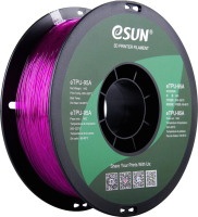 Пластик для 3D-печати eSUN eTPU-95A / eTPU-95A175GZ1 (1.75мм, 1кг, прозрачный пурпурный) - 
