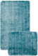 Набор ковриков для ванной и туалета Gokyildiz Soft Micro / DUZ-6050-BLUE - 