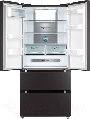Холодильник с морозильником Toshiba GR-RF532WE-PMJ