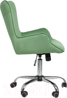 Кресло офисное King Style Belia GTP (велюр Seven 342 зеленый/хром)